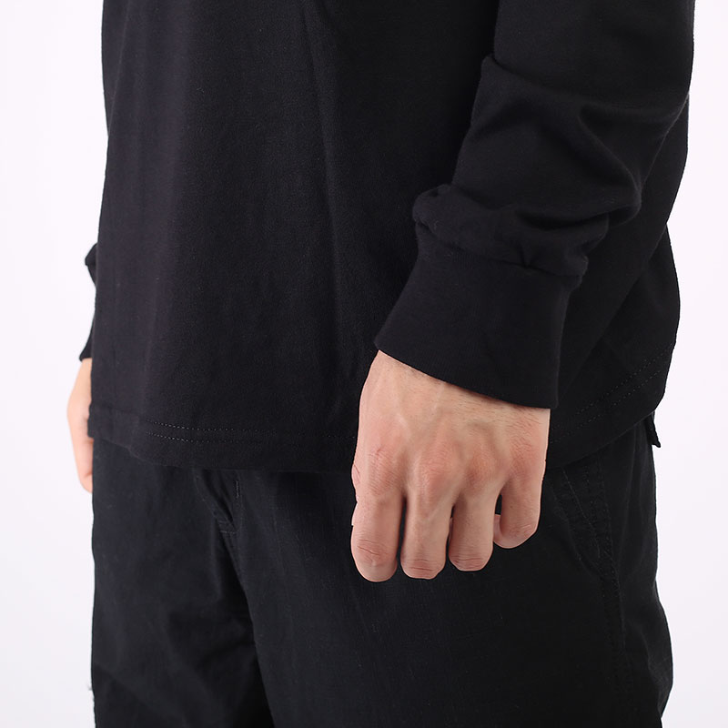 Лонгслив Stussy Basic LS Tee (1994500-black)  - цена, описание, фото 3